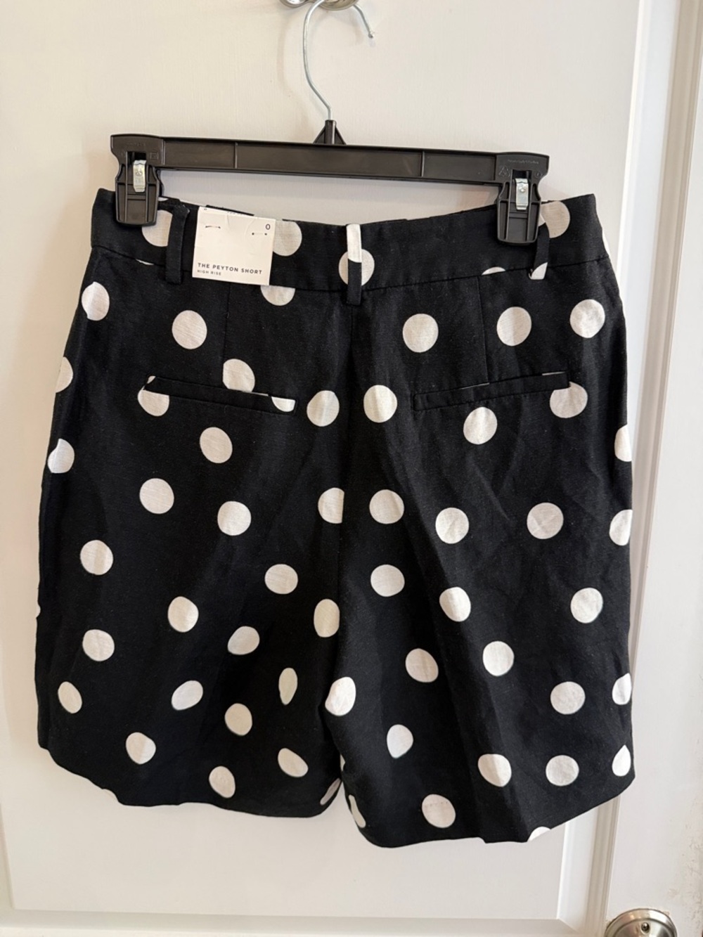 NWT Loft The Peyton Black & White Polka Dot Women's Shorts